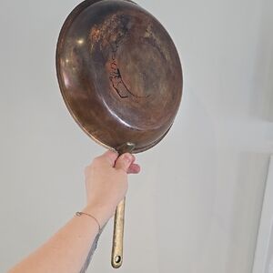 Vintage SWISS Copper Spring Culinox Frying Pan